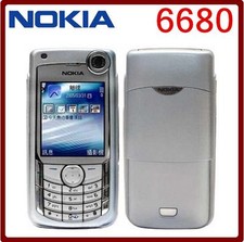 Mobile Phone Nokia 6680 3G Bluetooth Java FM Radio GSM Bar Phone 1.3MP 2.1"