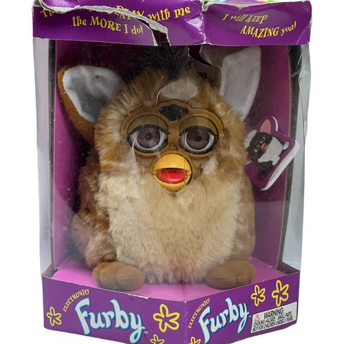 Vintage 1998 Electronic Furby Brown 