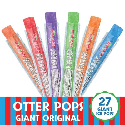Otter Pops, Giant Original 5.5oz, 27 Ice Six Zippy 27 Count (Pack