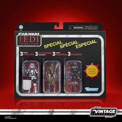 Star Wars Jedi Survivor Vintage Collection 3er Pack Gaming Greats Special OVP !!