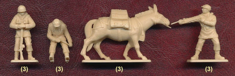 Waterloo 1815 1/72 AP031 WWII US Mountain Troops (27 Figures & 3 Mules) - Image 3 of 3