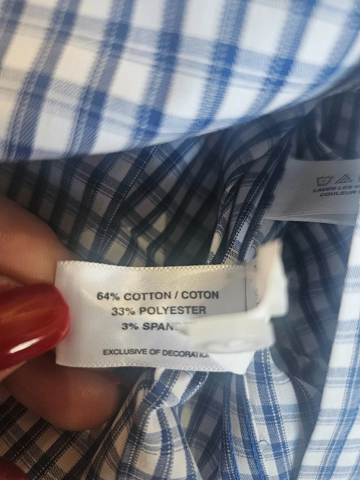 SIZE M CUTTER & BUCK (NEW) Multi-Colored Men's Long Sleeve Shirt Lot 109 - Image 2 of 4