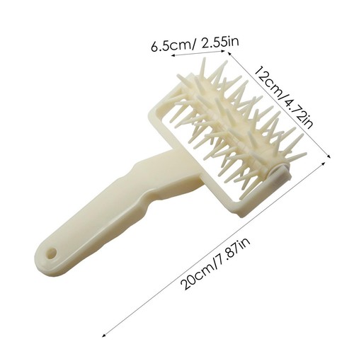 Portable Pastry Pizza Dough Roller Needle Household Pizza Docking Kitchen Tool - Picture 2 of 9