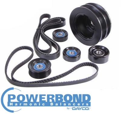 POWERBOND 25% UNDERDRIVE POWER PULLEY KIT FOR HOLDEN LS1 L76 5.7L 6.0L V8