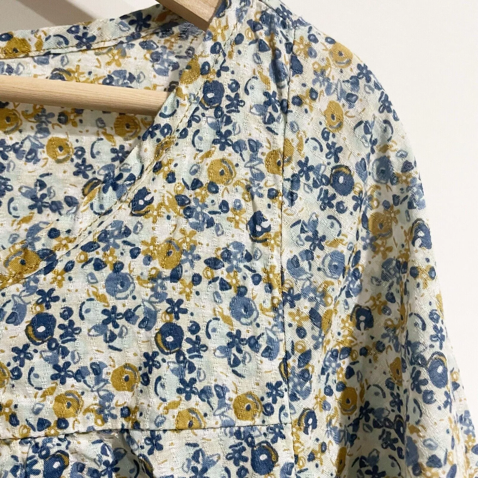 lole amanda floral short-sleeve pockets waist tie shirt