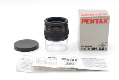 NEAR MINT Pentax smc PENTAX PHOTO LUPE 5.5x, Box, Cap, Manual from