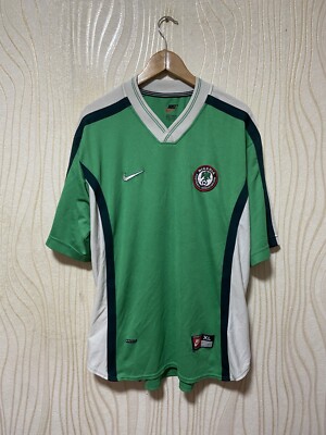NIGERIA 1998 1999 HOME FOOTBALL SHIRT SOCCER JERSEY NIKE sz XL MEN