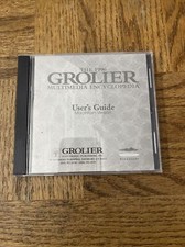 The 1996 Grolier Multimedia Encyclopedia PC Software
