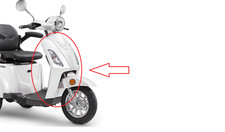 Frontverkleidung Dekor weiß Luxxon E3800