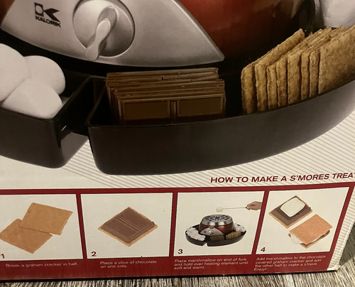 Kalorik Electric S'Mores Maker Indoor Party Set 4 Forks Included - New Open Box - Picture 3 of 6
