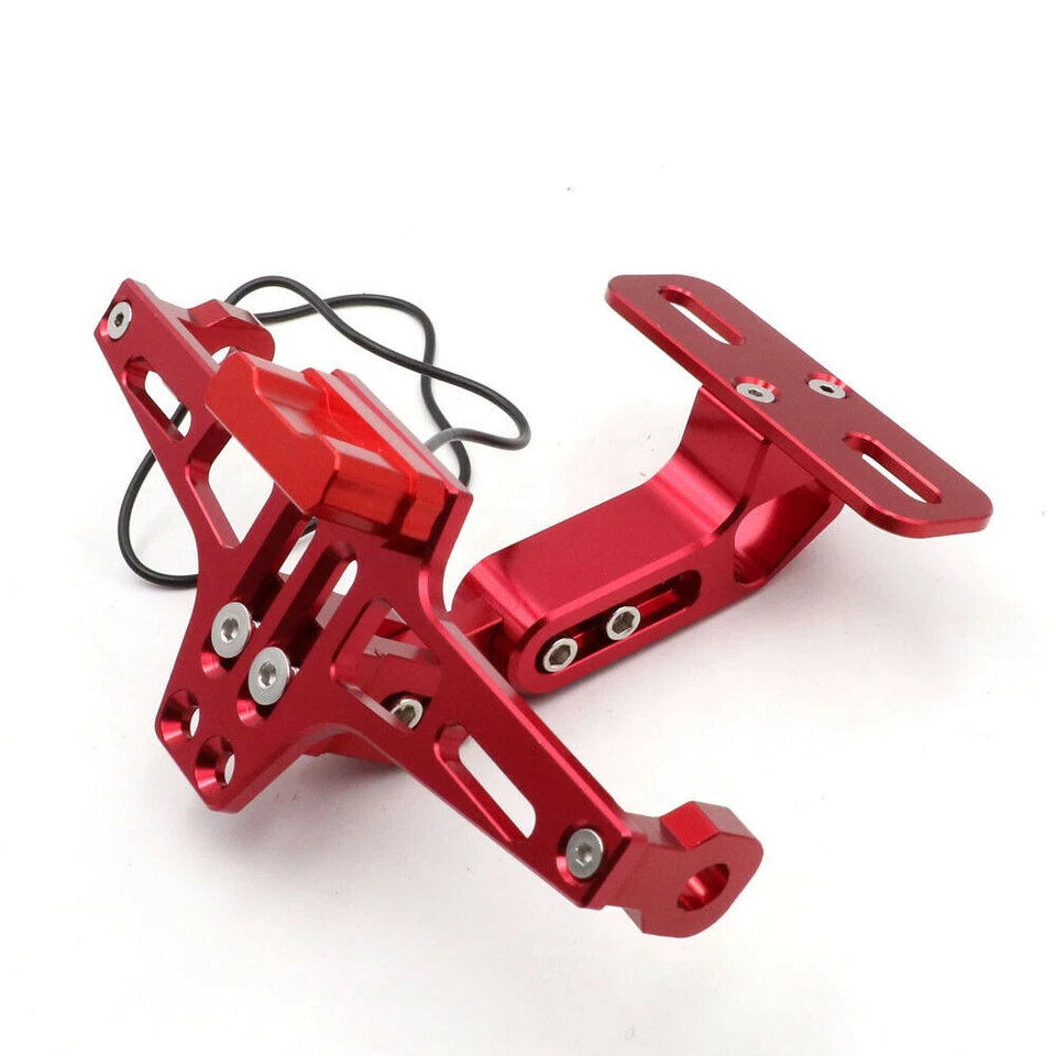 Soporte de matrícula CNC con luz LED para Yamaha XSR700 XSR900 FJR1300 Foto 4 de 4