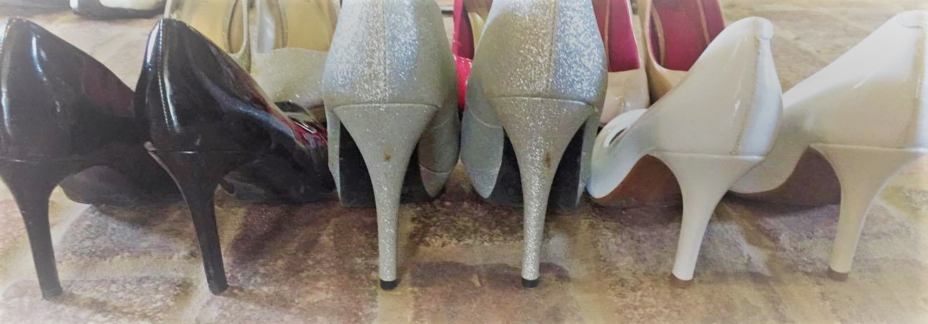 Lot Ladies Pumps Heels Solids Nude Silver Gold Hot Pink Black Size 7.5/8 Lot Ladies Pumps Heels Solids Nude Silver Gold Hot Pink Black Size 7.5/8