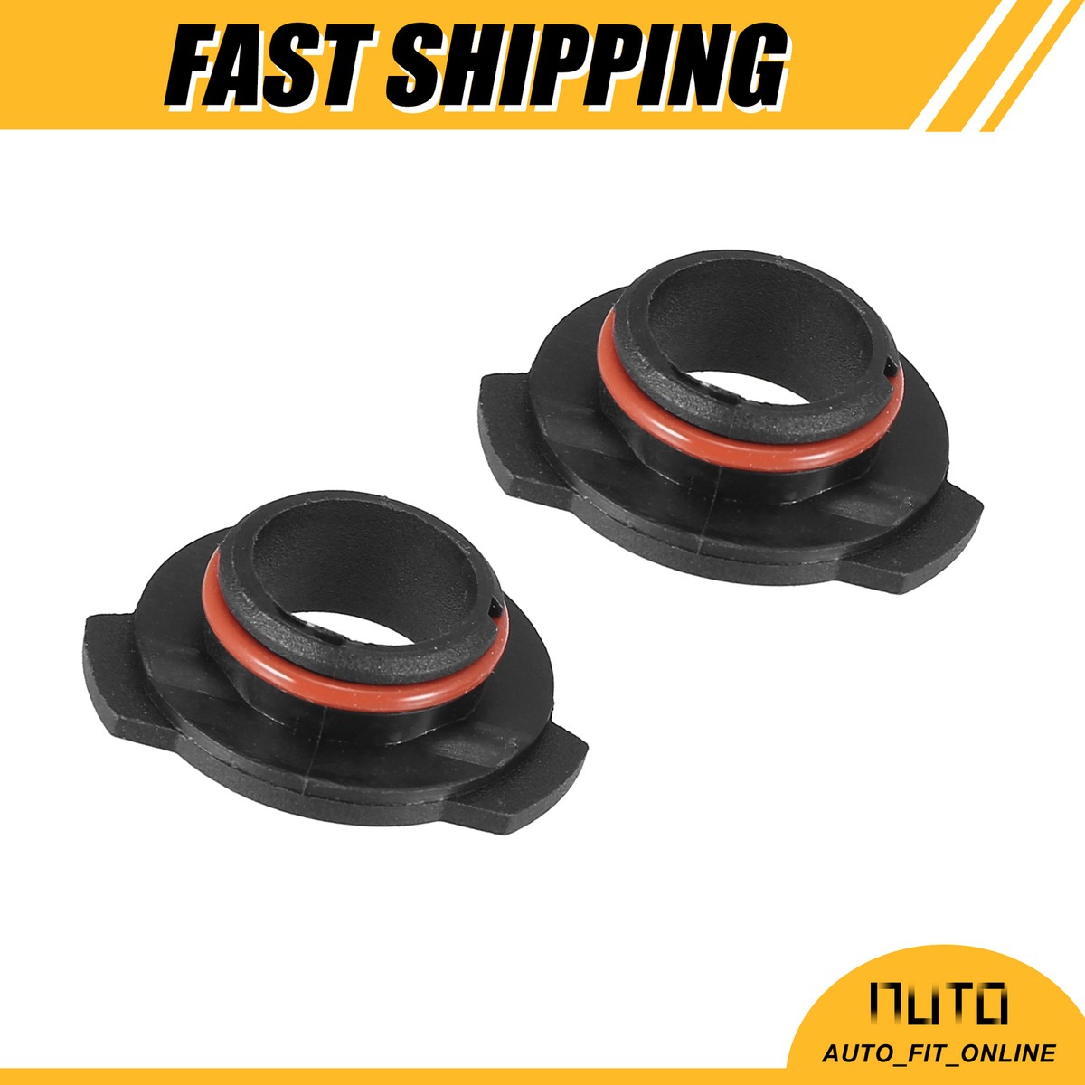 Car Headlight Bulb ALW 2Pcs LED Headlight Bulb Base Adapter Socket ...
