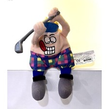 Vintage Silly Slammers Sports Golf Talking Plush McDivot Beanie 34 Works 