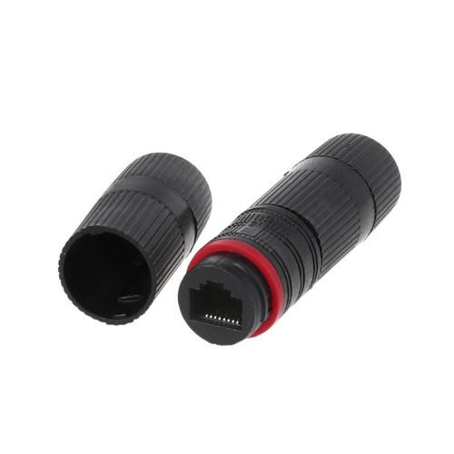 Waterproof RJ45 Connector Cable Double for Head Adapter Coupler Extensio - Afbeelding 7 van 8