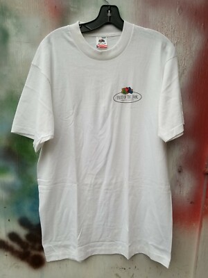 Vintage 80s 90s Fruit of the Loom Logo Spell out Cotton tee t