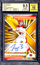 2021 Panini XR Gold Joe Burrow AUTO /10 #19 BGS 9.5/10 Color Match GEM MINT