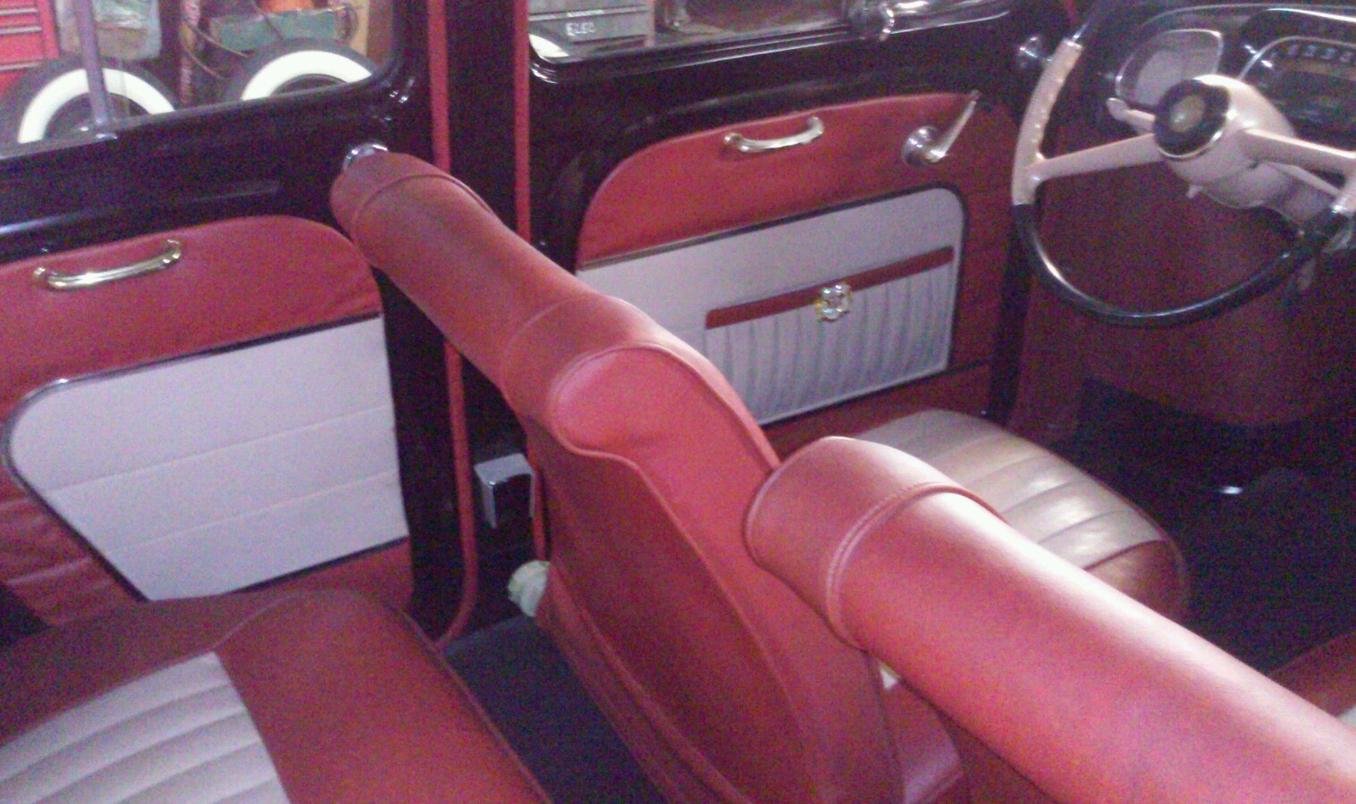 RENAULT DAUPHINE SEAT upholstery & DOOR PANEL KIT. REPLACEMENT eBay