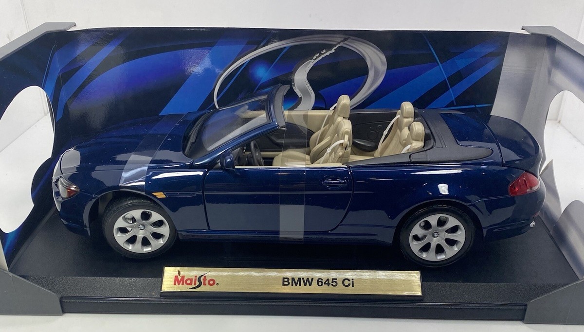 ミニカー Maisto BMW 645 Ci 1/18 MAISTO 1/18 Scale BMW 645Ci “BLUE VERSION” | eBay