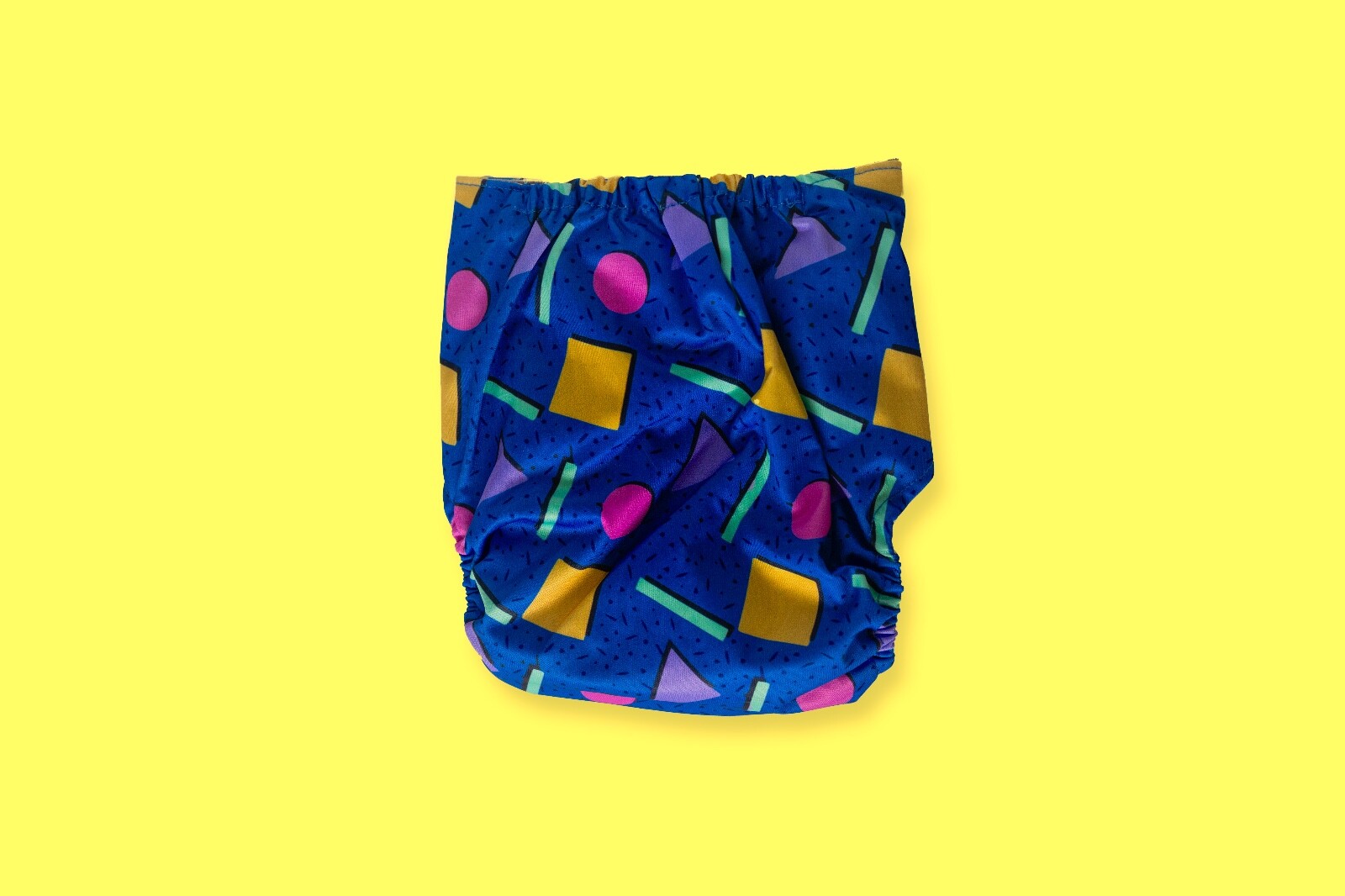 Set of 8x Retro Print Cloth Diapers with Inserts - 90's theme - NEW!