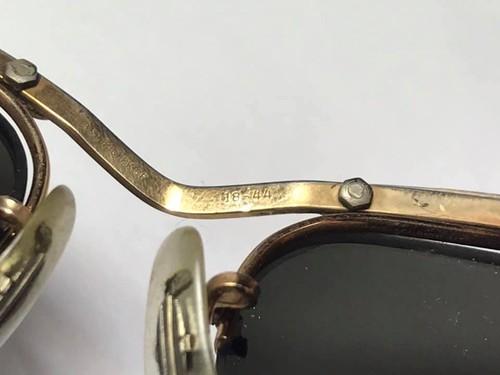 Vintage Bausch Lomb Gold filled Sunglasses - Picture 3 of 10