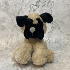 Animal Adventure Beige Pug Puppy Dog Plush Stuffed Animal 2019 8" 21