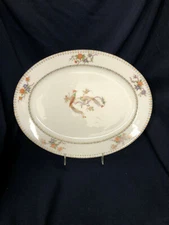 Limoges Elite Works Birds of Paradise Medium Oval Serving Platter 11" Mint