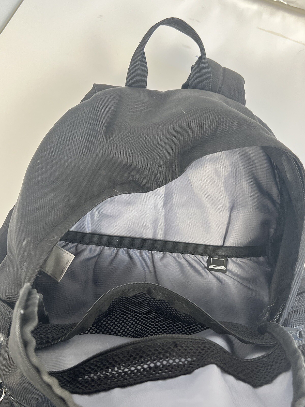 ADIDAS CORE Tech Friendly Backpack Black/White 3 … - image 4