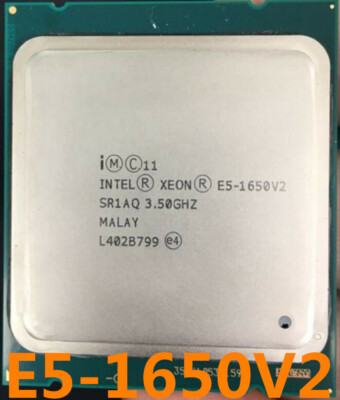 Intel Xeon E5-1650 V2 CPU SIX-Core 3.5GHz 12M LGA2011 SR1AQ 130W Processors