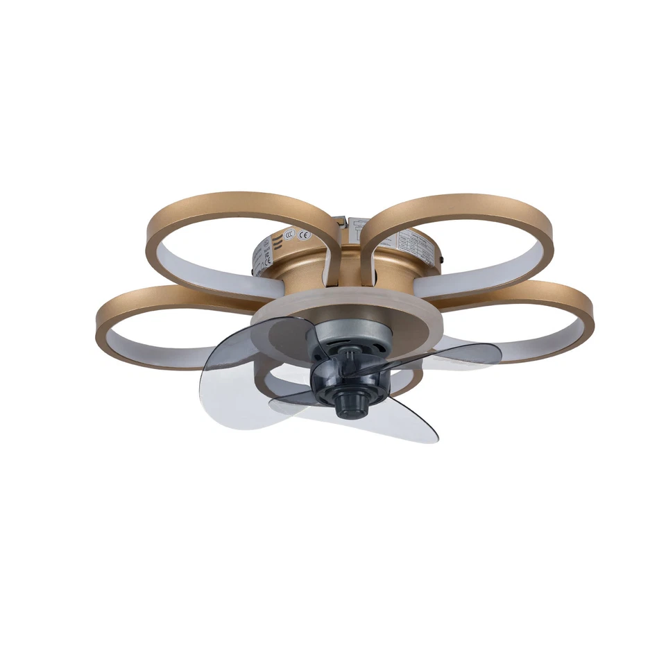 Adjustable Fan 20 In 6500-4000-3000k Ceiling Fan Light W/ Remote, 3 Light Colors - Image 4 of 4