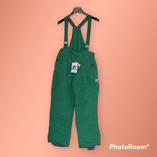 RARISSIMI PANTALONI SALOPETTE K-WAY DA SCI WINTER VINTAGE SIZE 48 LOGO 