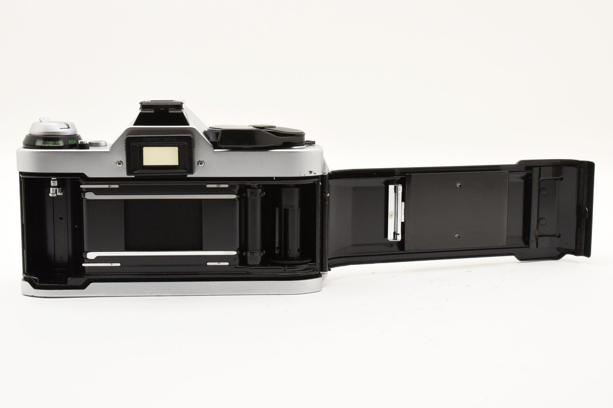 N.MINT】Canon AE-1 Program SLR Film Camera Silver NEW FD 50mm f1.8