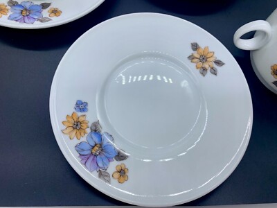 【blue】リチャードジノリ イタリアンポア VINTAGE RICHARD GINORI ITALY SAUCER ONLY BLUE FLOWERS WHITE