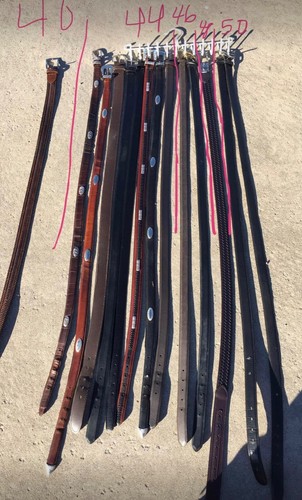 Belts Lot of Leather Belts