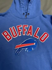 Men's Pro Standard Buffalo Bills Hoodie Sweatshirt Blue Pullover - Size Small