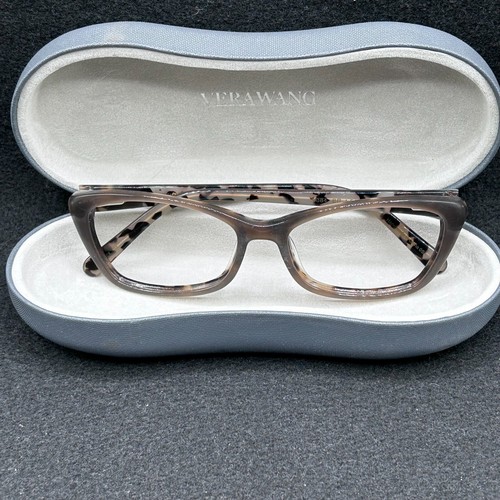 Vera Wang V384 Eyeglasses Taupe Tort Flex Case 51-16-132
