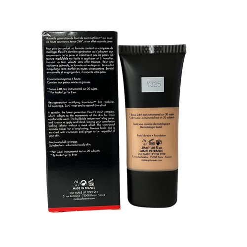Make Up For Ever Matte Skin Full Coverage Foundation 1.01 fl oz Shade Y325 - Picture 2 of 4