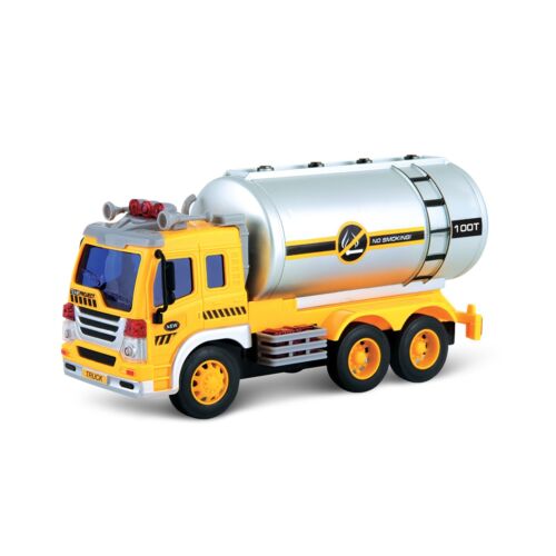 Light up 1:16 Scale 4 CH R/C Oil Truck Remote Control Car Construction Oil Tank - Picture 3 of 5