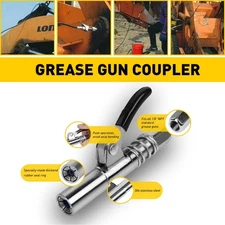Grease Gun Coupler Quick Lock Oil Injection Nozzle 1/8” Release NPT accessories