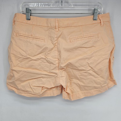 Womens Old Navy Size 8 Orange Cotton Shorts - Picture 2 of 5