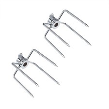  Outils Barbecue Brochettes En Acier Inoxydable Fourchettes De Viande