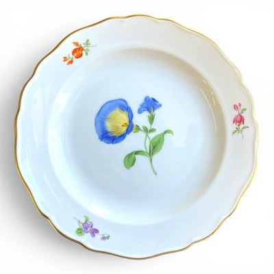 Meissen Frühstücksteller Dessertteller Porzellan Ø 18 cm Bandwinde plate 50319