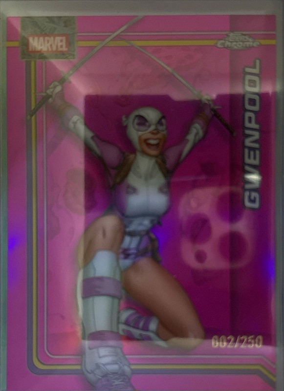 2026 Topps Chrome Marvel Comics #121 Gwenpool Pink Refractor /250