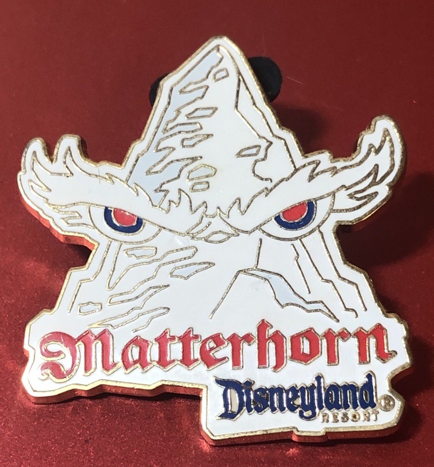 2007 Disney DLR - Matterhorn - Abominable Snowman Eyes Pin Rare