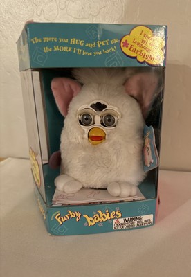 Vintage 1999 Furby Babies Tiger Electronic by Hasbro White- New In Box