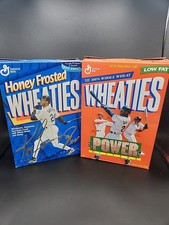 Vintage Lot Of (2) Wheaties MLB Ken Griffey Jr. Mark Mcgwire Tino Martinez Open