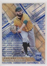 2019 Panini Elite Extra Edition Aspirations Blue 27/75 Hogan Harris #145 5tr
