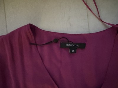 NEU Comma Damen Kleid Oberteil Pink Weihnachten Gr. 34 bzw. XS S NP 109,00 