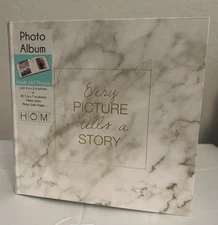 HOM ESSENCE Every Picture Tells a Story Marble up to 160 Photos Album