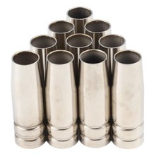 Für MIG Schweißen MIG MB15 Konische Düse Deckel Düse Schweißen Arbeit Messing matt